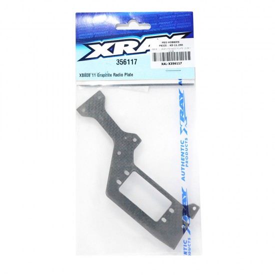 XB808 11 GRAPHITE RADIO PLATE 13,08 0 13,08