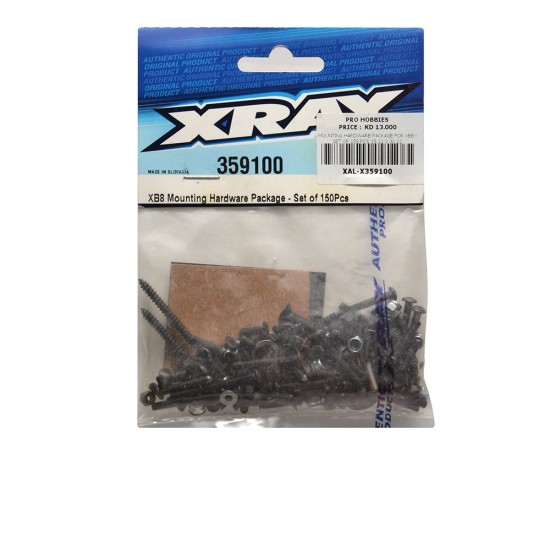 MOUNTING HARDWARE PACKAGE FOR XB8 - SET OF 155 PCS 15,11 0 30,22