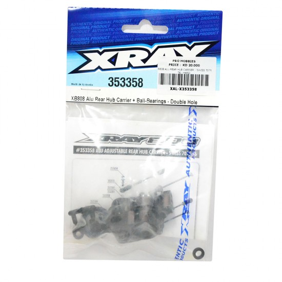 XB808 ALU REAR HUB CARRIER - SWISS 7075 T6 - HARD