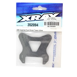 XB9 GRAPHITE FRONT SHOCK TOWER - CNC MACHINED 4 MM