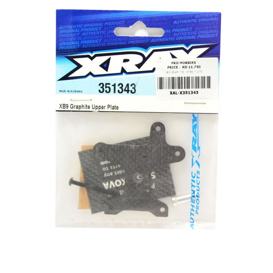 XB9 GRAPHITE UPPER PLATE