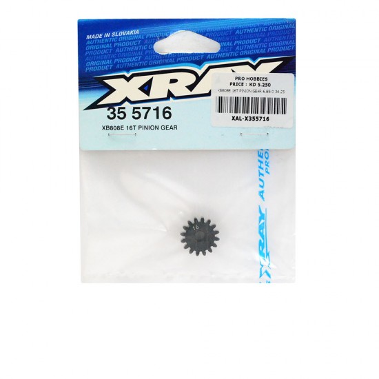 XB808E 16T PINION GEAR 6,85 0 34,25
