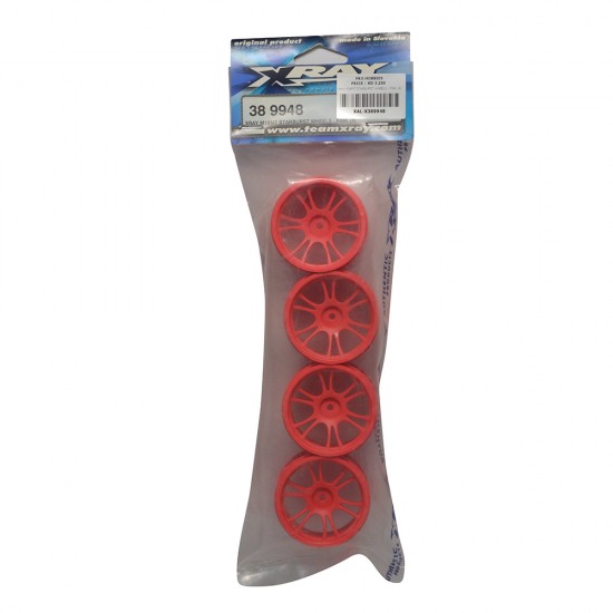 XRAY M18MT STARBURST WHEELS - PINK (4)