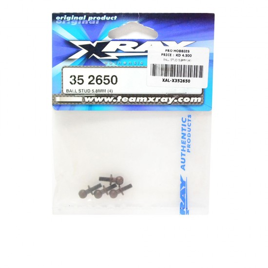 BALL STUD 5.8MM (4)