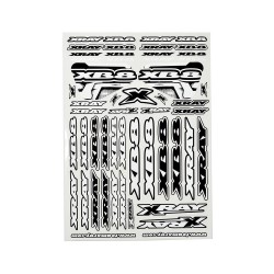 XRAY XB8 STICKER FOR BODY - WHITE