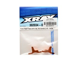 ALU UPPER CLAMP WITH 4 ADJ ROLL CENTERS