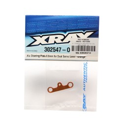ALU STEERING PLATE 8.5MM FOR DUAL SERVO SAVER - OR