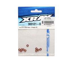 ALU SHIM 3X6X0.5MM- ORANGE