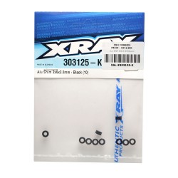 ALU SHIM 3X6X3.0MM-BLACK