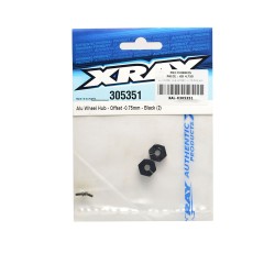 ALU WHEEL HUB-OFFSET -0.75MM BLACK