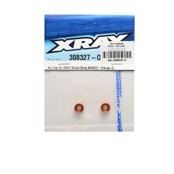 ALU CAP FOR XRAY SHOCK BODY#308322-ORANGE
