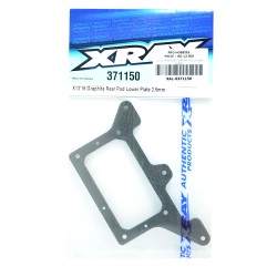 X12 16 GRAPHITE 2.5MM RR POD LOWER PLATE 