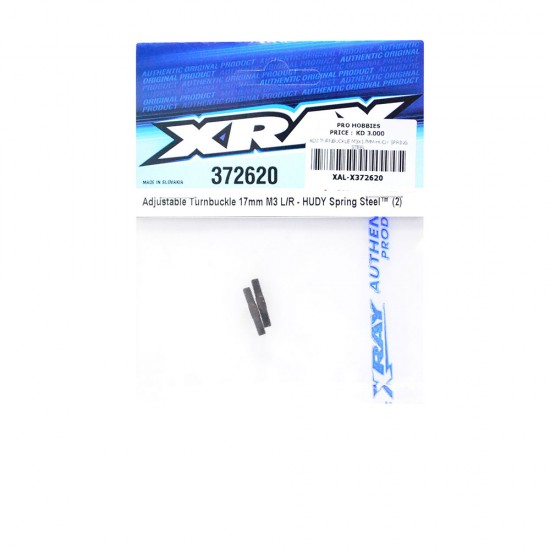 ADJ TURNBUCKLE M3X17MM-HUDY SPRING STEEL