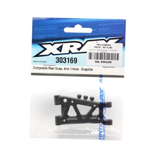 FRONT SUSPENSION ARM - GRAPHITE - 1-HOLE