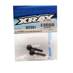 ALU PIVOT BALL 13.7 MM WITH STEEL SCREW (2)