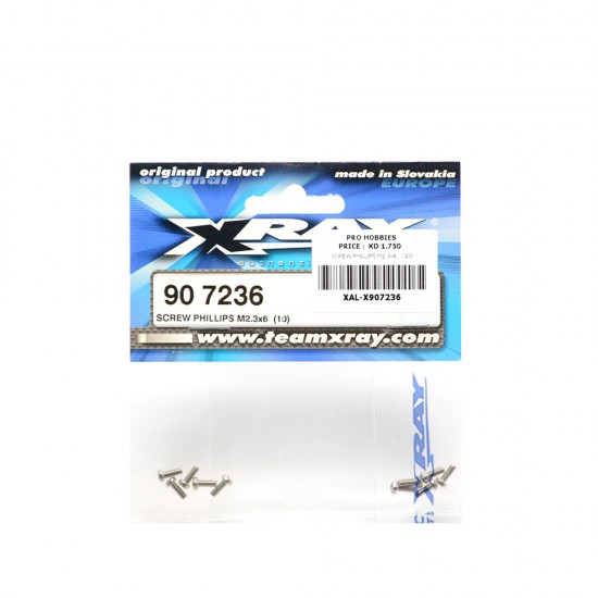 SCREW PHILLIPS M2.3x6   (10)