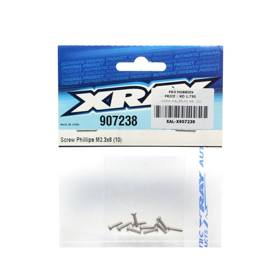 SCREW PHILLIPS M2.3x8   (10)