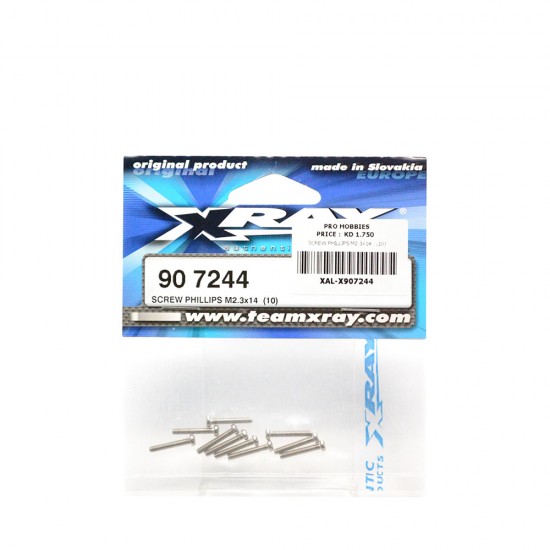 SCREW PHILLIPS M2.3x14   (10)