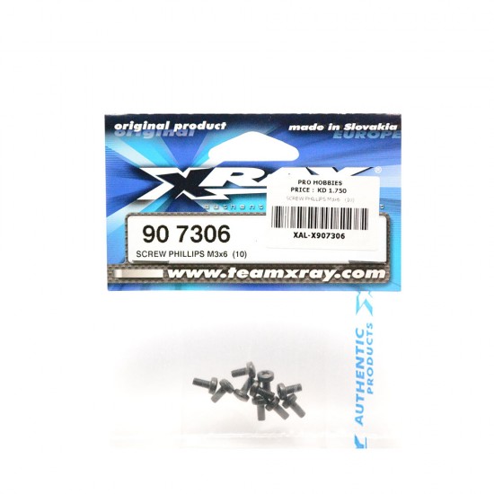 SCREW PHILLIPS M3x6   (10)
