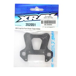 XB8 GRAPHITE FRONT SHOCK TOWER CNC 4MM