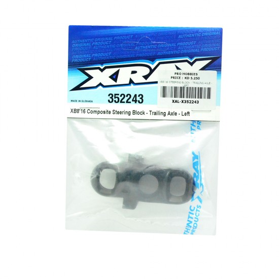 XB8 16 STEERING BLOCK - TRAILING AXLE - LEFT