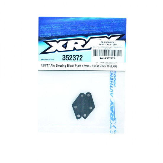 XB8 17 ALU STEERING PLATE - SWISS 7075 T6 (L+R)