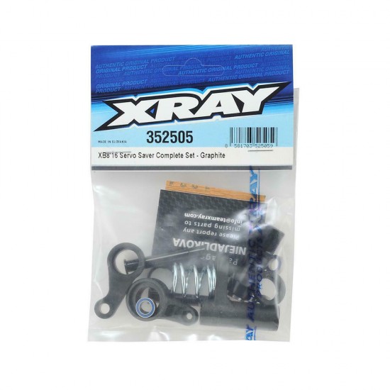 XB8 16 SERVO SAVER COMPLETE SET - GRAPHITE
