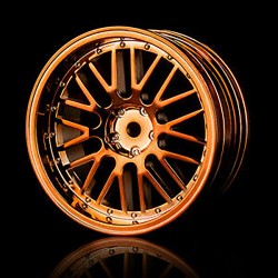 Copper 10 spokes 2 ribs wheel (+5) (4) Copper 10 spokes 2 ribs wheel (+5) (4)