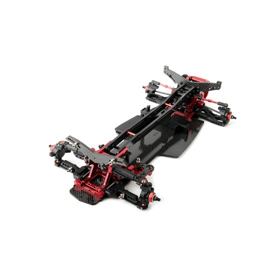 RRX-D VIP 1/10 Scale 2WD Electric Drift Car Chassis ARR (red)