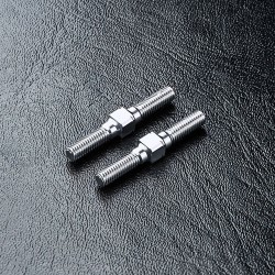 Alum. reinforced turnbuckle 3X25 (silver) (2)