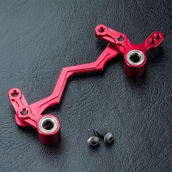 Alum. steering arm set (red)