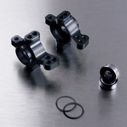 Alum. front upright (black) (2)