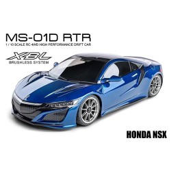 MS-01D 1/10 Scale 4WD RTR EP Drift Car (2.4G) (brushless) HONDA NSX (blue) MS-01D 1/10 Scale 4WD RTR EP Drift Car (2.4G) (brushless) HONDA NSX (blue)