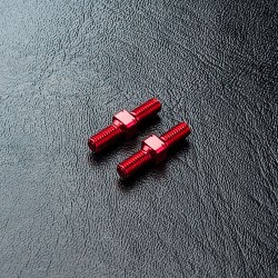 Alum. reinforced turnbuckle 3X16 (red) (2) Alum. reinforced turnbuckle 3X16 (red) (2)