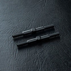 Alum. reinforced turnbuckle 3X36 (black) (2) Alum. reinforced turnbuckle 3X36 (black) (2)