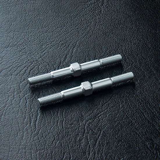 Alum. reinforced turnbuckle 3X36 (silver) (2)