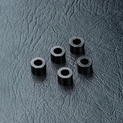 Alum. spacer 3X5.5X4.0 (5) (black)