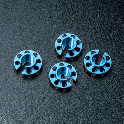 Alum. damper retainer (small) (blue) (4)