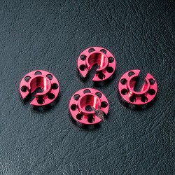 Alum. damper retainer (small) (red) (4)